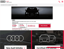 Tablet Screenshot of glenmoreaudi.com